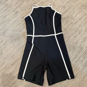 Stylish Black and White Jumpsuit